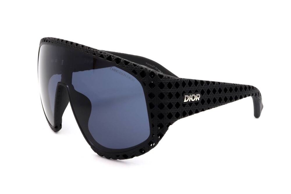 Christian Dior Dior3D Sunglasses DM40126U 02V Matte Black Shield Gray Lens New